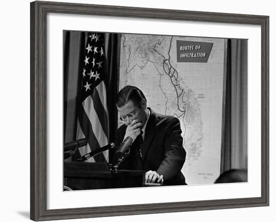 Robert McNamara Defense-William J. Smith-Framed Photographic Print