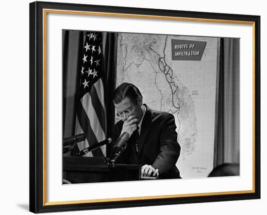 Robert McNamara Defense-William J. Smith-Framed Photographic Print