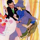 Marriage Is Not For Me  - Saturday Evening Post "Leading Ladies", June 15, 1957 pg.40-Robert Meyers-Framed Giclee Print