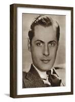 Robert Montgomery, American Actor and Director, 1933-null-Framed Giclee Print