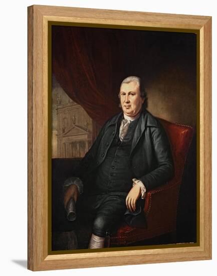 Robert Morris, Known as the "Financier of the American Revolution"-Charles Willson Peale-Framed Premier Image Canvas