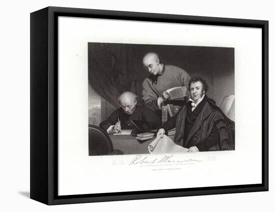 Robert Morrison-George Chinnery-Framed Premier Image Canvas