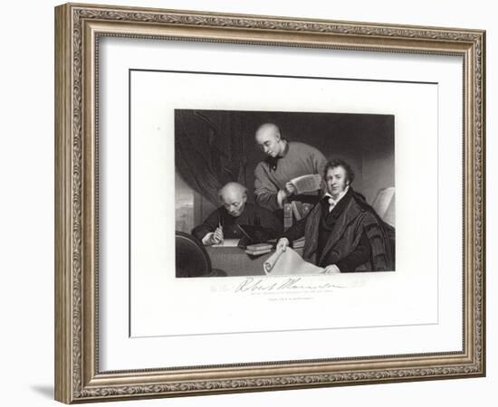 Robert Morrison-George Chinnery-Framed Giclee Print