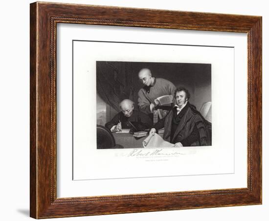 Robert Morrison-George Chinnery-Framed Giclee Print