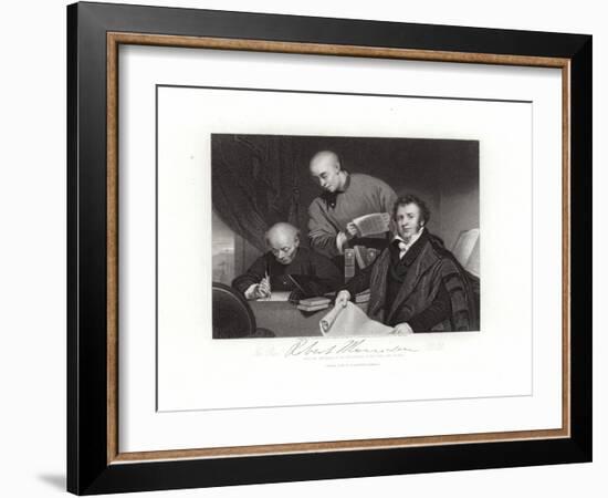 Robert Morrison-George Chinnery-Framed Giclee Print