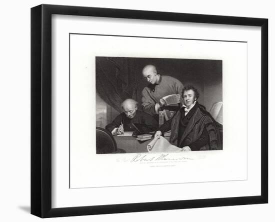 Robert Morrison-George Chinnery-Framed Giclee Print