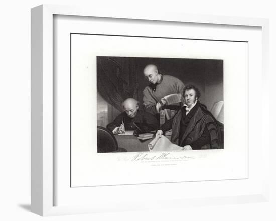 Robert Morrison-George Chinnery-Framed Giclee Print