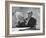 Robert Moses, Nyc Planner and Builder of Highways, Reading Document in His Office-Alfred Eisenstaedt-Framed Photographic Print