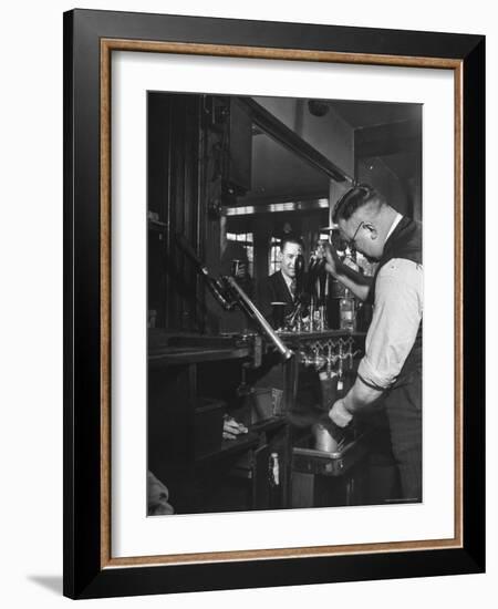 Robert Neve Buying Round of Beer at Bar-Hans Wild-Framed Photographic Print