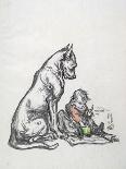 Dog and Child, Early 20th Century-Robert Noir-Giclee Print