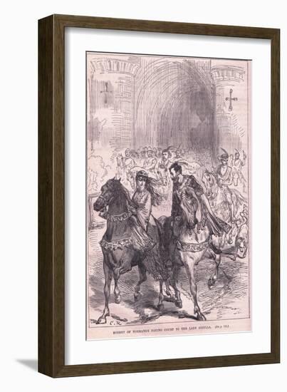 Robert of Normandy Paying Court to Lady Sibylla-Charles Ricketts-Framed Giclee Print