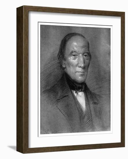 Robert Owen, Welsh-Born Industrialist, Philanthropist and Socialist, 1851-Samuel Bough-Framed Giclee Print