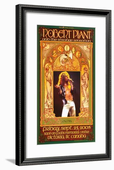 Robert Plant Victoria Concert-Bob Masse-Framed Art Print