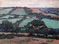 Brimley Hill, Devon, 1915 (Painting)-Robert Polhill Bevan-Giclee Print