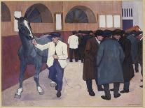 Horse Dealers at the Barbican, 1918-Robert Polhill Bevan-Giclee Print