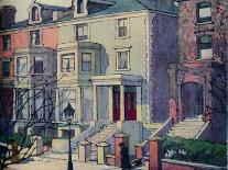 'Houses in Sunlight, Hampstead', c20th century-Robert Polhill Bevan-Giclee Print