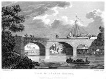 Barge Crossing the Barton Aqueduct over the Irwell, Salford, Greater Manchester, C1794-Robert Pollard-Giclee Print