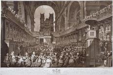 Service of Thanksgiving in St Paul's Cathedral, City of London, 1789-Robert Pollard-Premier Image Canvas