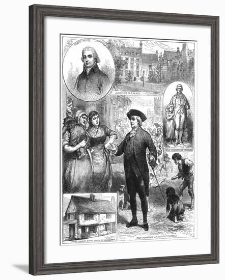 Robert Raikes, Founder of the Sunday School Movement, 1780-null-Framed Giclee Print