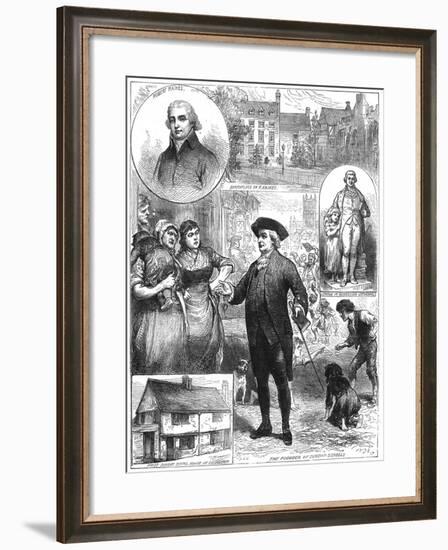 Robert Raikes, Founder of the Sunday School Movement, 1780-null-Framed Giclee Print