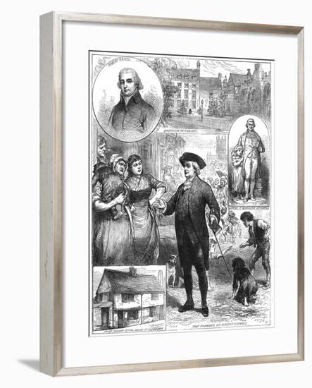 Robert Raikes, Founder of the Sunday School Movement, 1780-null-Framed Giclee Print