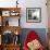 Robert Rauschenberg Sitting on His Sculpture in Studio, Among Other Paintings and Sculptures-Allan Grant-Framed Premium Photographic Print displayed on a wall