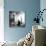 Robert Rauschenberg Sitting on His Sculpture in Studio, Among Other Paintings and Sculptures-Allan Grant-Premium Photographic Print displayed on a wall