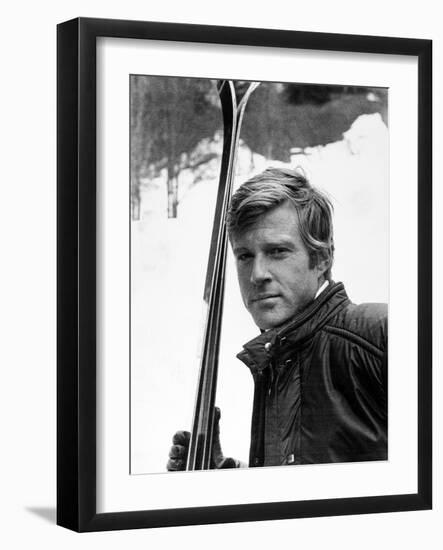 Robert Redford. "Downhill Racer" [1969], Directed by Michael Ritchie.-null-Framed Photographic Print