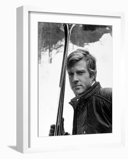 Robert Redford. "Downhill Racer" [1969], Directed by Michael Ritchie.-null-Framed Photographic Print