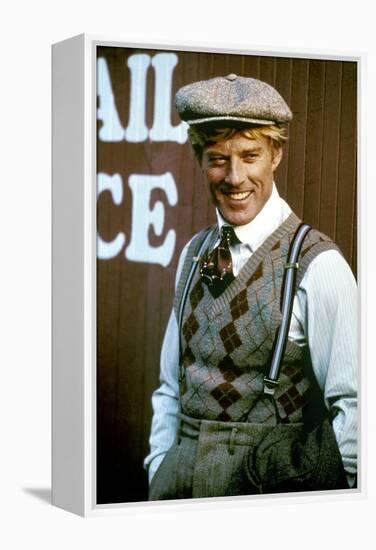 Robert Redford in 'The Sting', 1973 (photo)-null-Framed Stretched Canvas