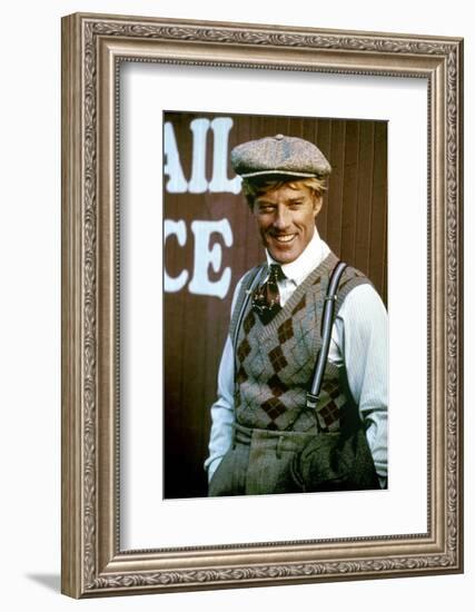 Robert Redford in 'The Sting', 1973 (photo)-null-Framed Photo