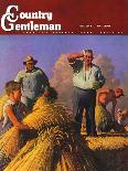 "Farmer on Tractor," Country Gentleman Cover, May 1, 1944-Robert Riggs-Framed Giclee Print