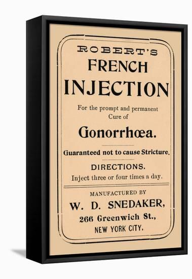 Robert's French Injection-null-Framed Stretched Canvas