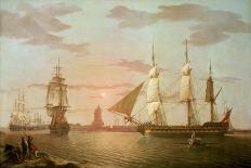 Boston Harbour-Robert Salmon-Art Print