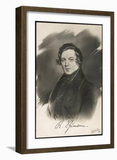 Robert Schumann German Musician-null-Framed Art Print