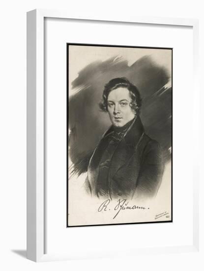 Robert Schumann German Musician-null-Framed Art Print
