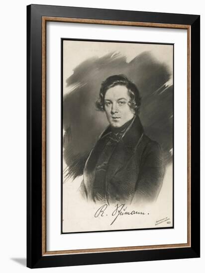 Robert Schumann German Musician-null-Framed Art Print