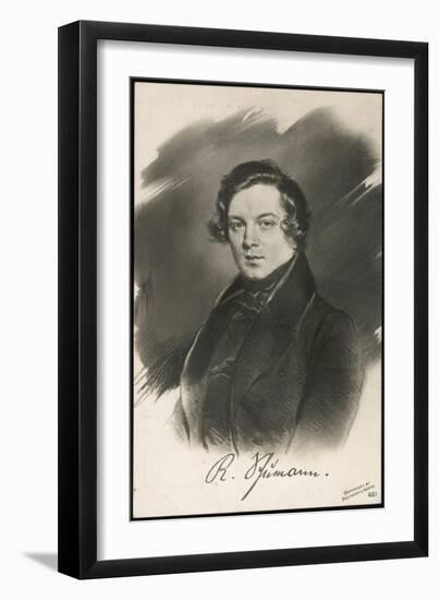 Robert Schumann German Musician-null-Framed Art Print