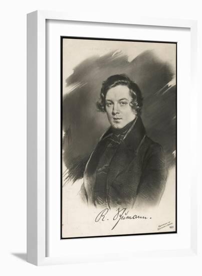 Robert Schumann German Musician-null-Framed Art Print