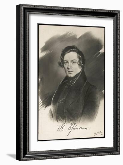 Robert Schumann German Musician-null-Framed Art Print