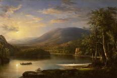 A View in the Laurentian Mountains, near Québec, 1865 (Oil on Canvas)-Robert Scott Duncanson-Giclee Print