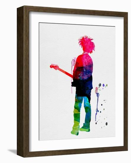 Robert Smith Watercolor-Lana Feldman-Framed Art Print