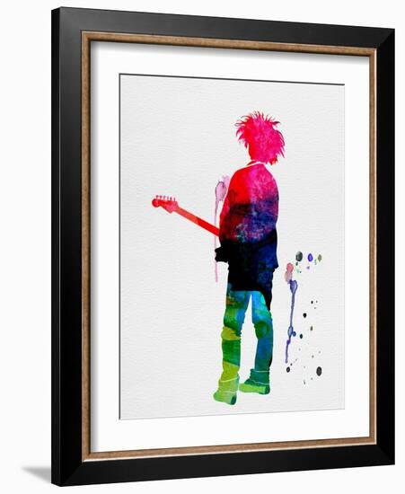 Robert Smith Watercolor-Lana Feldman-Framed Art Print