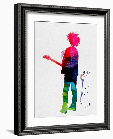 Robert Smith Watercolor-Lana Feldman-Framed Art Print