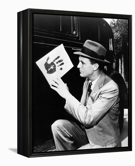 Robert Stack - The Untouchables-null-Framed Stretched Canvas