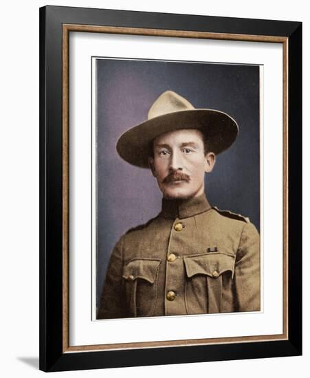 Robert Stephenson Smyth Baden-Powell, British soldier, c1900-Anon-Framed Photographic Print