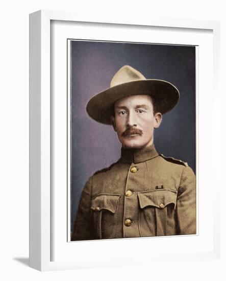 Robert Stephenson Smyth Baden-Powell, British soldier, c1900-Anon-Framed Photographic Print