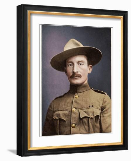 Robert Stephenson Smyth Baden-Powell, British soldier, c1900-Anon-Framed Photographic Print