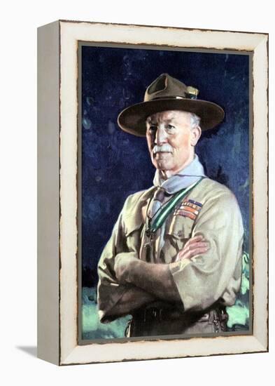 Robert Stephenson Smyth Baden-Powell, Lst Viscount Baden-Powell, English Soldier-null-Framed Premier Image Canvas