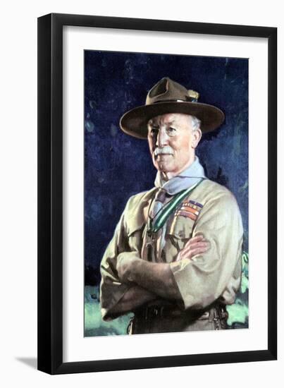 Robert Stephenson Smyth Baden-Powell, Lst Viscount Baden-Powell, English Soldier-null-Framed Premium Giclee Print